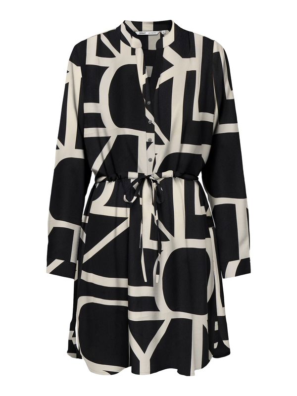 ONLY ONLY Dolga srajca 'ONLCory'  črna / jajčna lupina