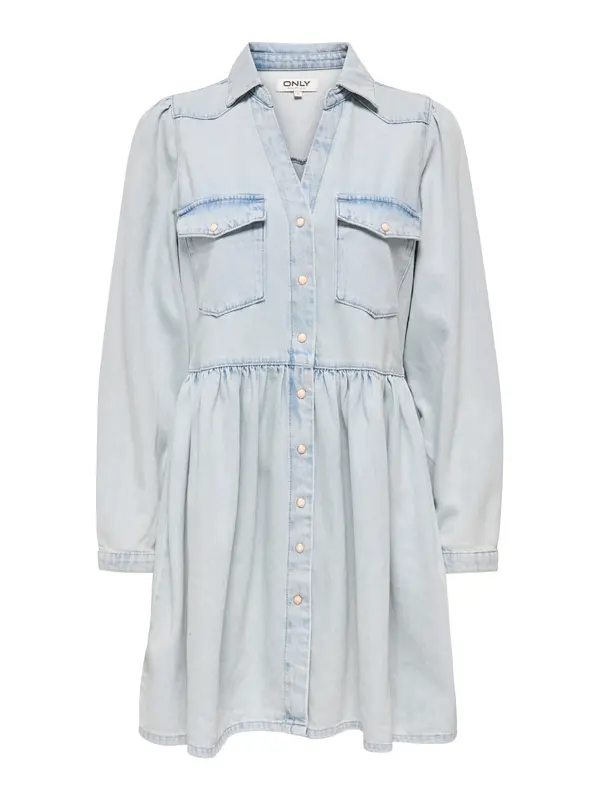 ONLY ONLY Dolga srajca 'ONLCYRUS'  moder denim