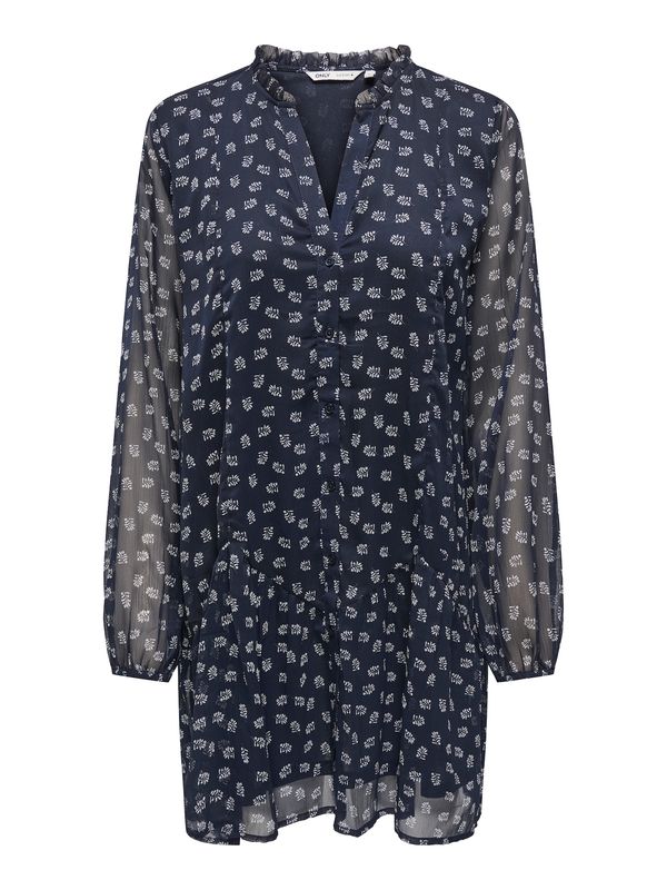 ONLY ONLY Dolga srajca 'ONLEMILIE'  nočno modra / bela