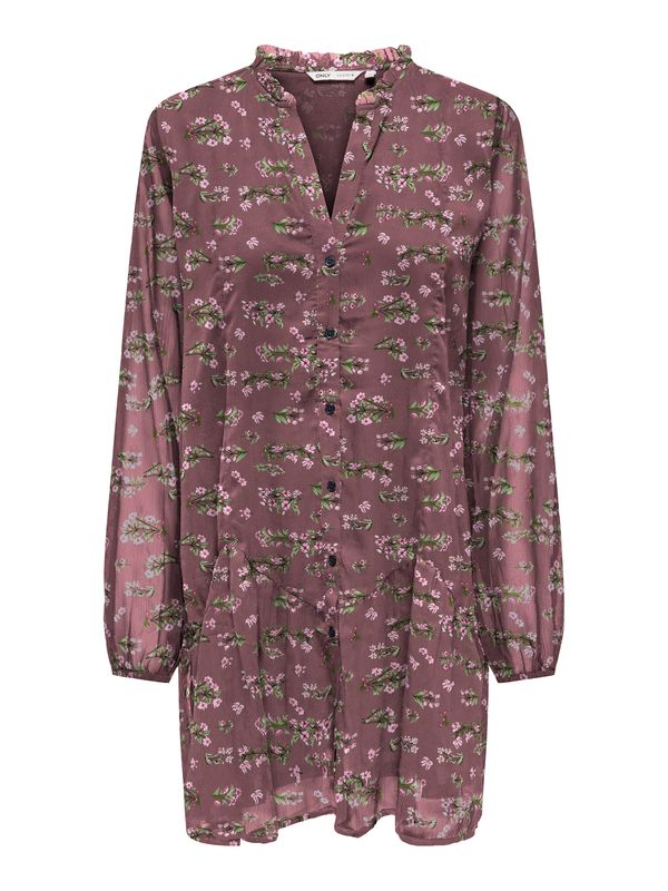 ONLY ONLY Dolga srajca 'ONLEMILIE'  zelena / roza / črna / bela