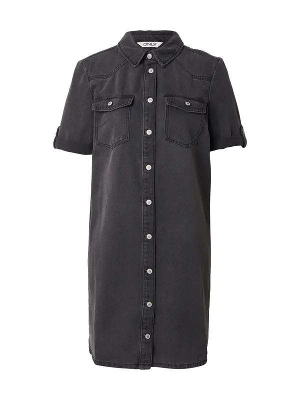 ONLY ONLY Dolga srajca 'ONLLISA'  črn denim
