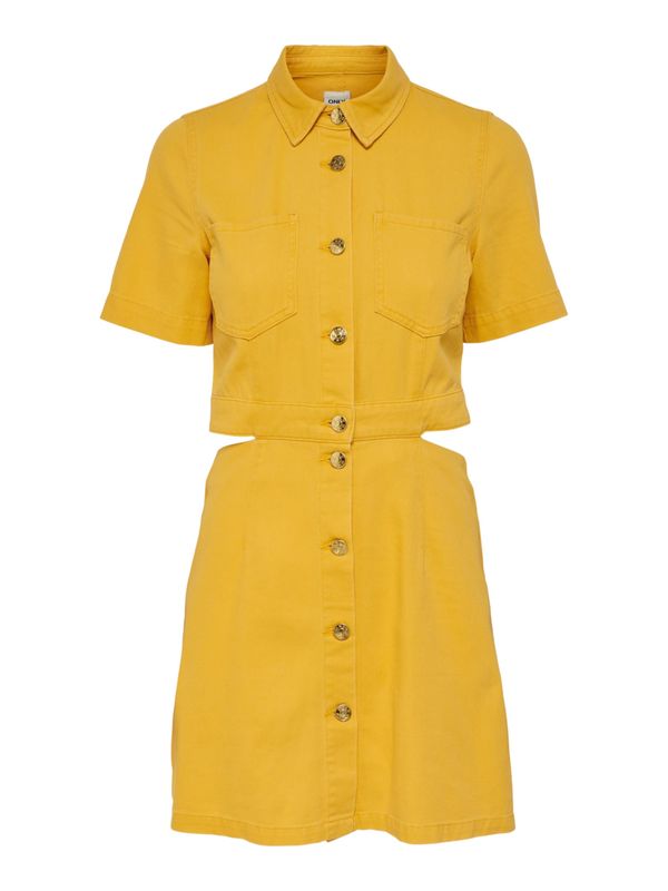 ONLY ONLY Dolga srajca  zlato-rumena