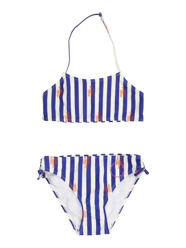 ONLY GIRLS ONLY GIRLS Bikini 'KOGHOLIDAY'  bež / temno modra / oranžna