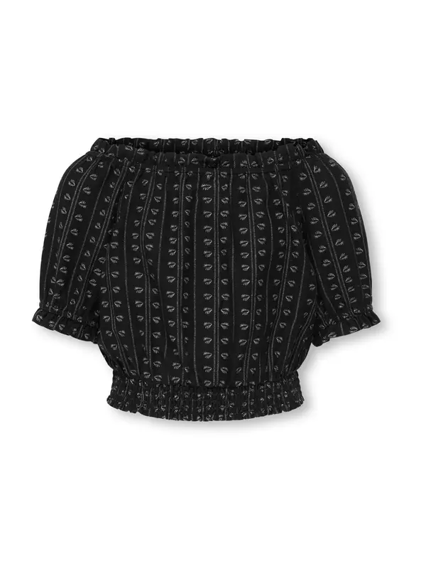 ONLY GIRLS ONLY GIRLS Bluza 'KOGBoletta'  črna / bela