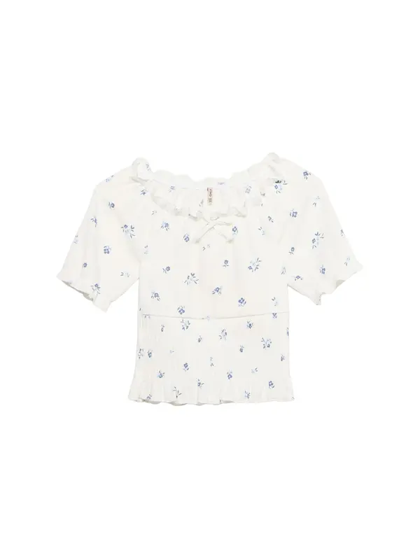 ONLY GIRLS ONLY GIRLS Bluza 'KOGHillary'  modra / svetlo modra / bela