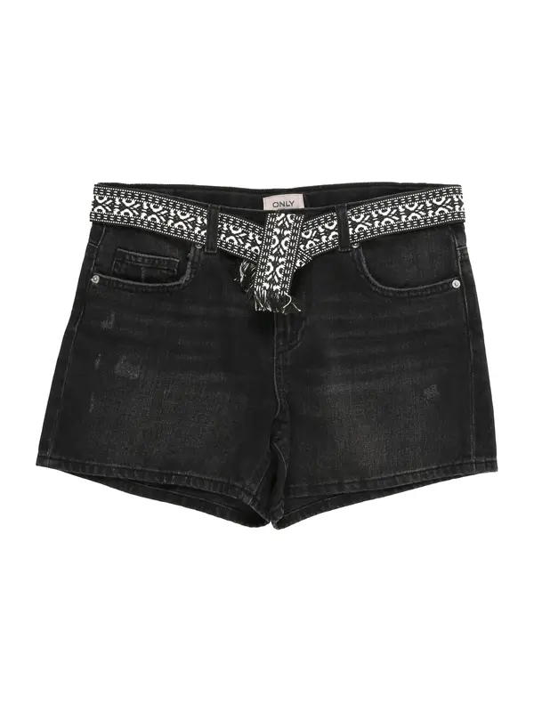 ONLY GIRLS ONLY GIRLS Kavbojke 'KOGElla'  črn denim / bela