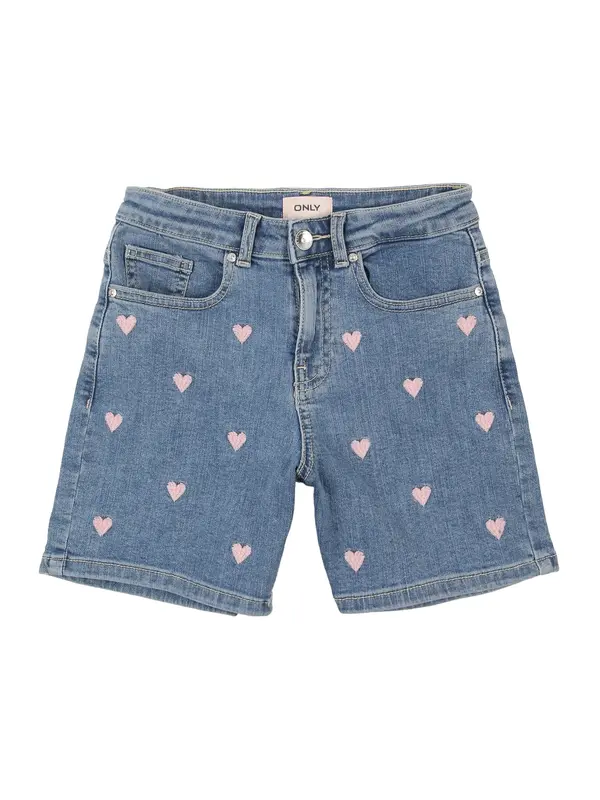 ONLY GIRLS ONLY GIRLS Kavbojke 'KOGJUICY'  moder denim / svetlo roza
