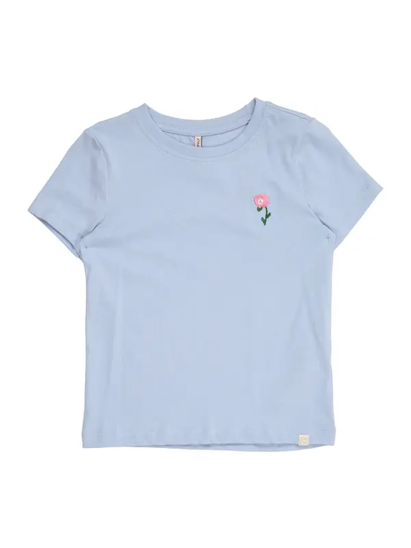 ONLY GIRLS ONLY GIRLS Majica 'KMGVega'  svetlo modra / temno zelena / roza / bela