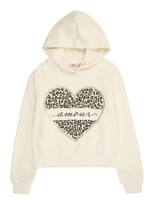 ONLY GIRLS ONLY GIRLS Majica 'KOGCooper'  kit / črna / off-bela