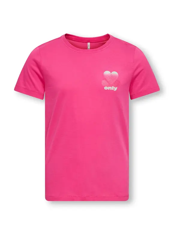 ONLY GIRLS ONLY GIRLS Majica 'KOGKITA-MENA'  magenta / bela