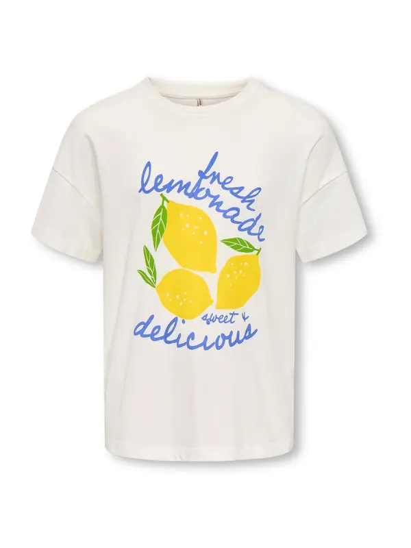 ONLY GIRLS ONLY GIRLS Majica 'KOGLimone'  kraljevo modra / limonino-rumena / svetlo zelena / bela