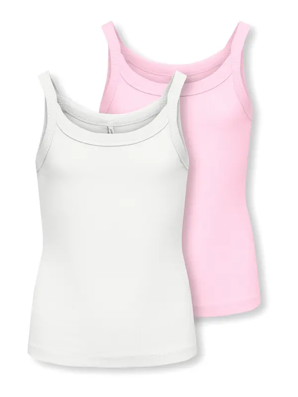 ONLY GIRLS ONLY GIRLS Top 'KOGJill'  sliva / bela