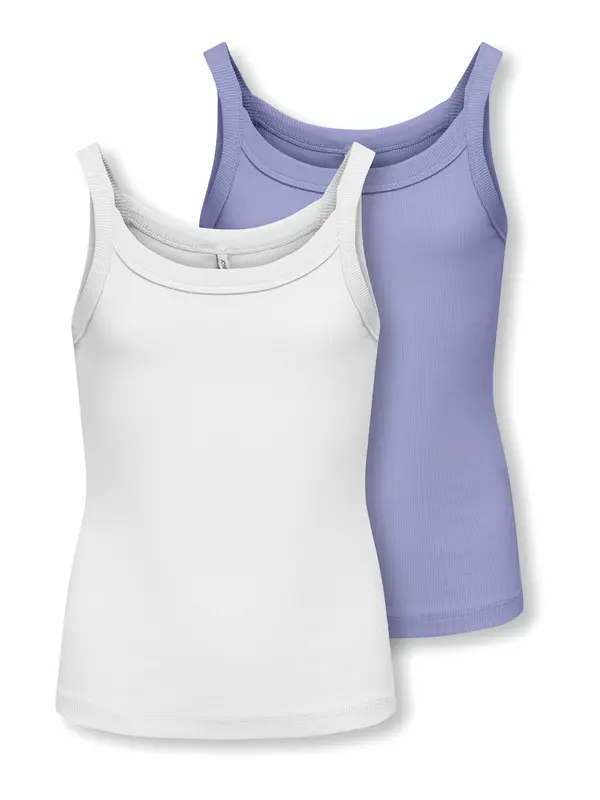 ONLY GIRLS ONLY GIRLS Top 'KOGJill'  vijolično modra / bela
