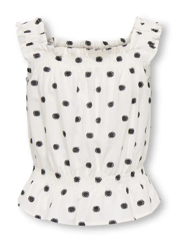 ONLY GIRLS ONLY GIRLS Top 'KOGSWETA'  črna / bela