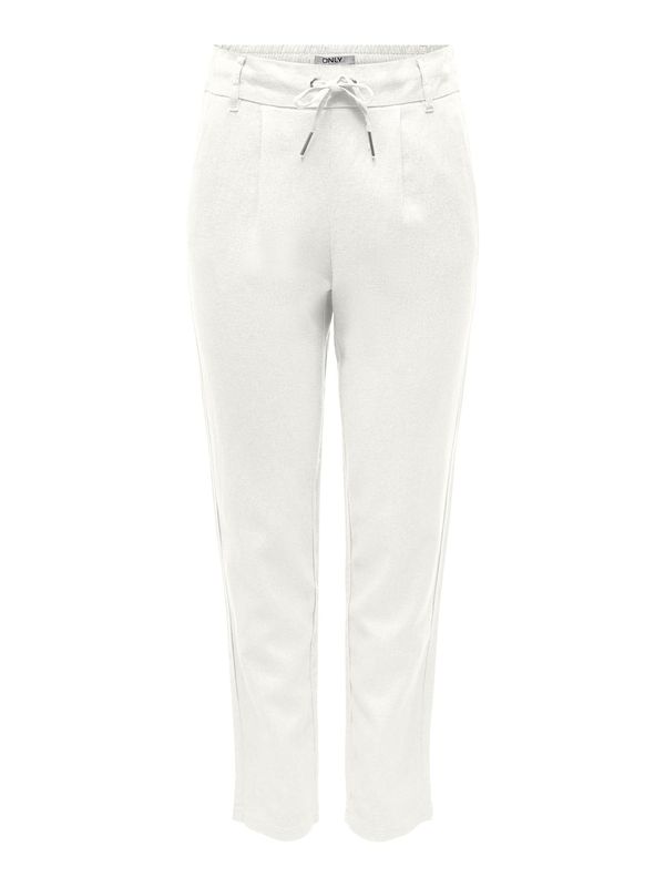 ONLY ONLY Hlače z naborki 'CARO POPTRASH'  bela