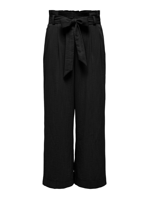 ONLY ONLY Hlače z naborki 'ONLMARSA'  črna