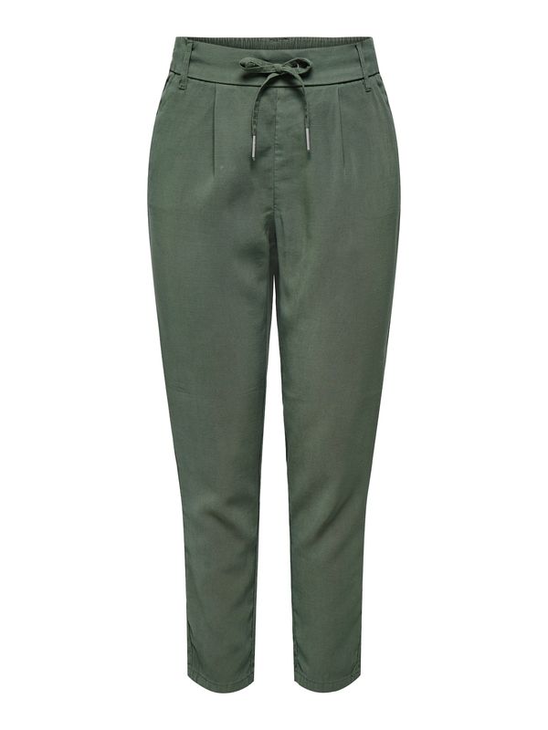 ONLY ONLY Hlače z naborki 'ONLPOPTRASH ARIS'  kaki