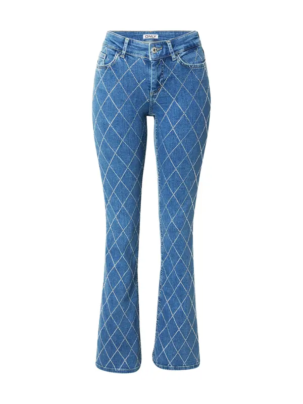 ONLY ONLY Kavbojke 'ONLBLUSH'  moder denim / srebrna