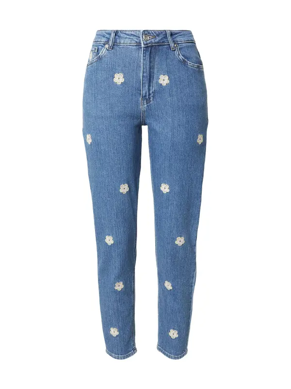 ONLY ONLY Kavbojke 'ONLINC'  moder denim / svetlo rumena / bela