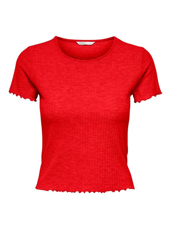 ONLY ONLY Majica 'Emma'  ognjeno rdeča
