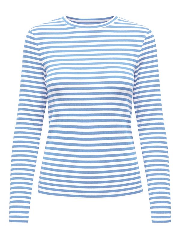 ONLY ONLY Majica 'ONLAIDA'  moder denim / bela