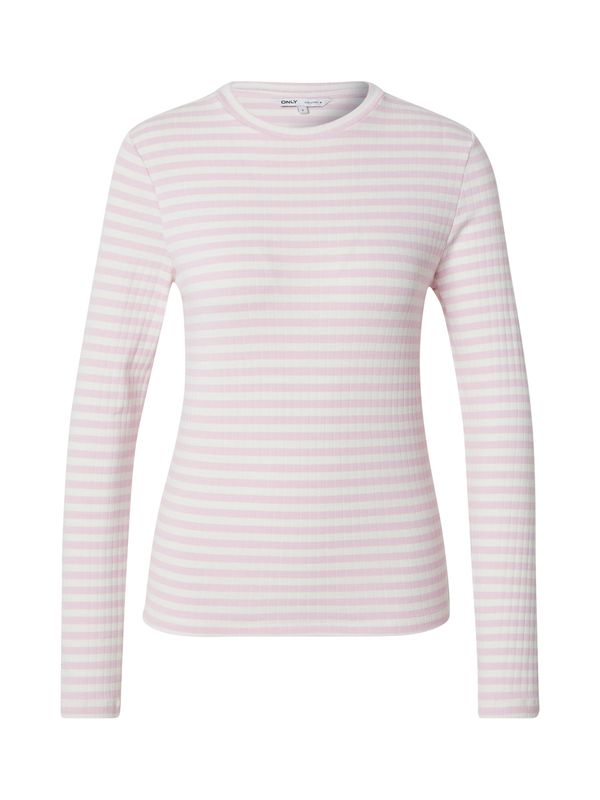 ONLY ONLY Majica 'ONLAIDA'  roza / bela