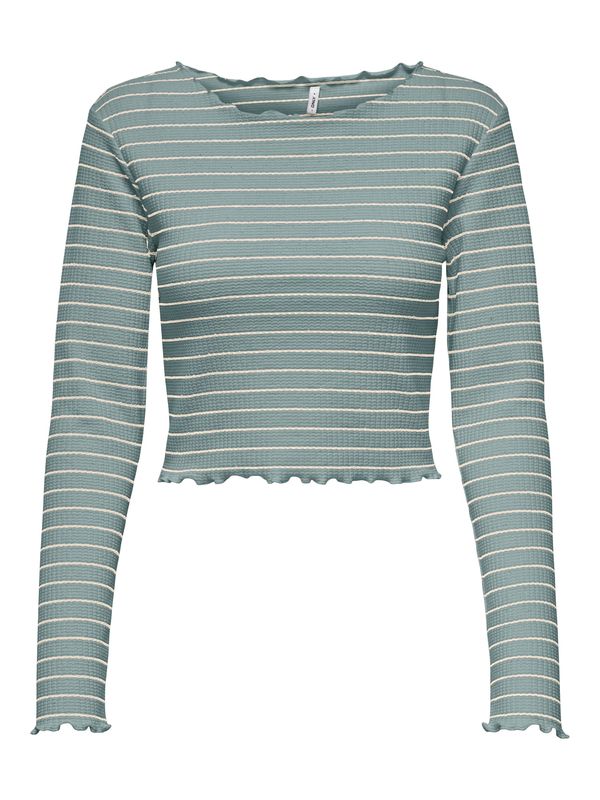 ONLY ONLY Majica 'ONLANITS'  cijansko modra / bela