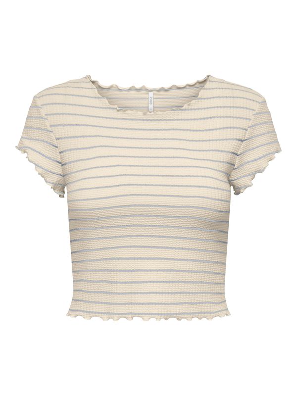 ONLY ONLY Majica 'ONLANITS'  svetlo modra / volneno bela