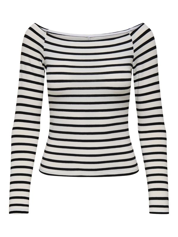 ONLY ONLY Majica 'ONLGLAMOUR'  črna / bela