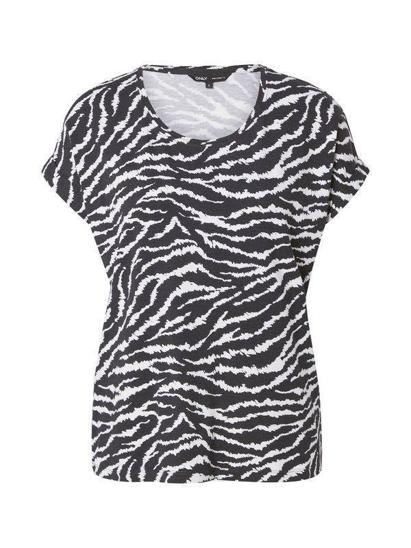 ONLY ONLY Majica 'ONLMOSTER'  črna / bela