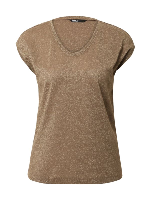 ONLY ONLY Majica 'Onlsilvery'  rjava