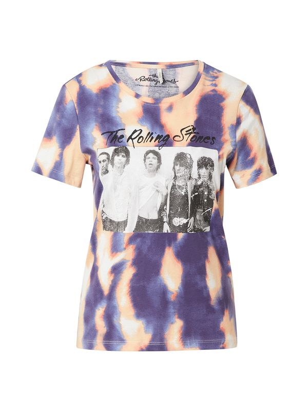 ONLY ONLY Majica  siva / lila / oranžna / črna