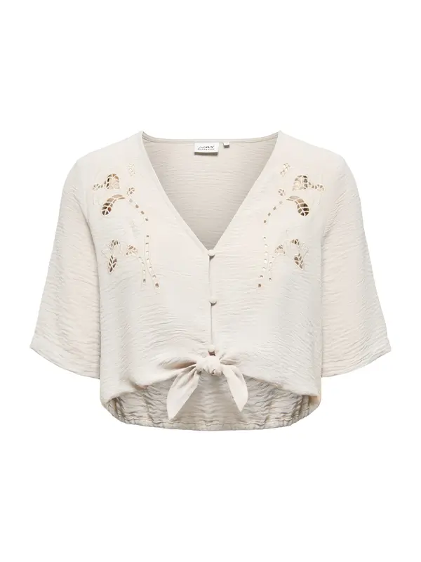 Only Maternity Only Maternity Bluza 'OLMEVALOU METTE'  siva