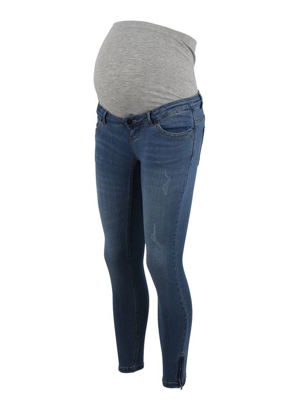 Only Maternity Only Maternity Kavbojke 'Kendell'  moder denim / siva