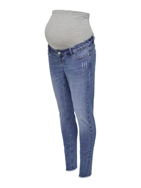 Only Maternity Only Maternity Kavbojke 'OLMBLUSH'  moder denim / svetlo siva