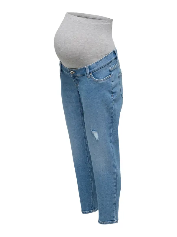 Only Maternity Only Maternity Kavbojke 'OLMCatwalk'  moder denim / svetlo siva
