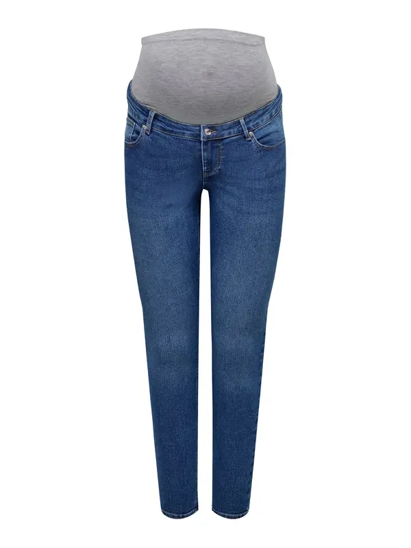 Only Maternity Only Maternity Kavbojke 'OLMCRUZ'  moder denim / pegasto siva