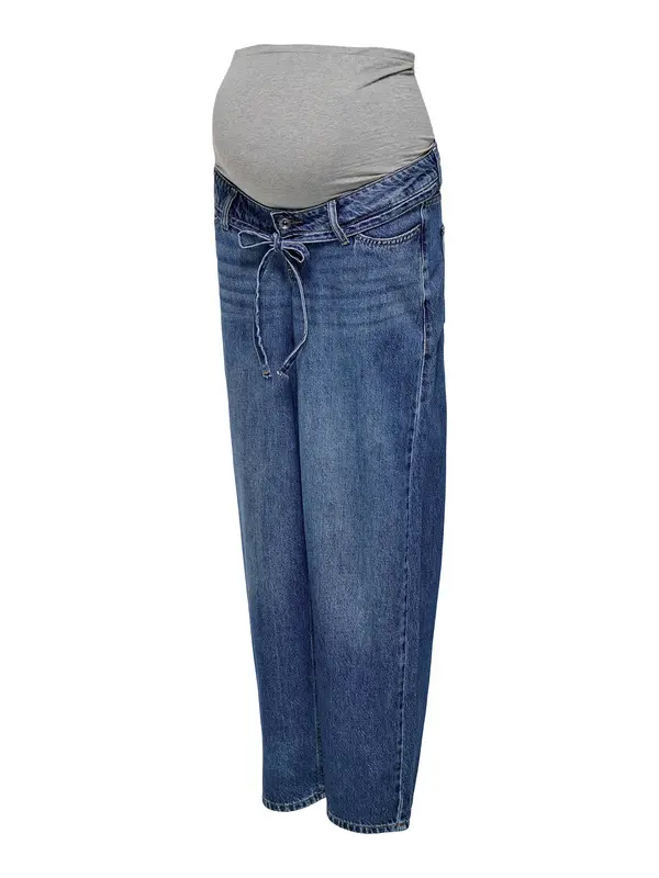 Only Maternity Only Maternity Kavbojke 'OLMGianna'  moder denim / pegasto siva