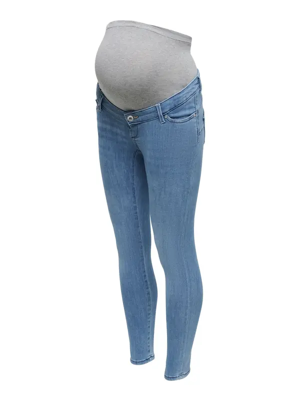 Only Maternity Only Maternity Kavbojke 'OLMPower'  moder denim / pegasto siva