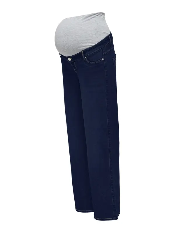 Only Maternity Only Maternity Kavbojke 'OLMSNOW'  moder denim / pegasto siva