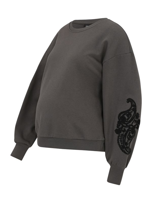 Only Maternity Only Maternity Majica 'OLMEaston'  temno siva / črna