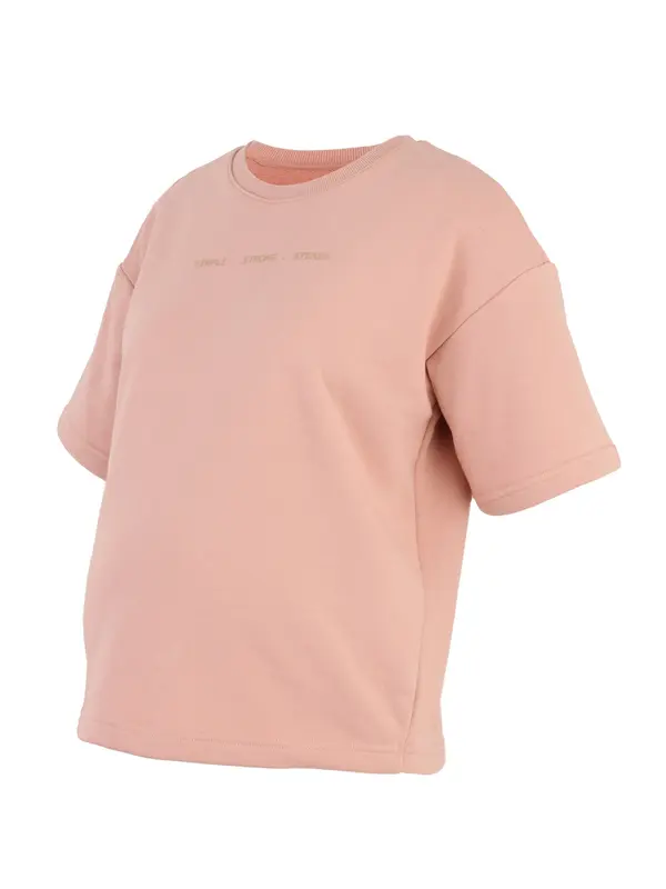 Only Maternity Only Maternity Majica 'OLMELENA'  kaki / roza