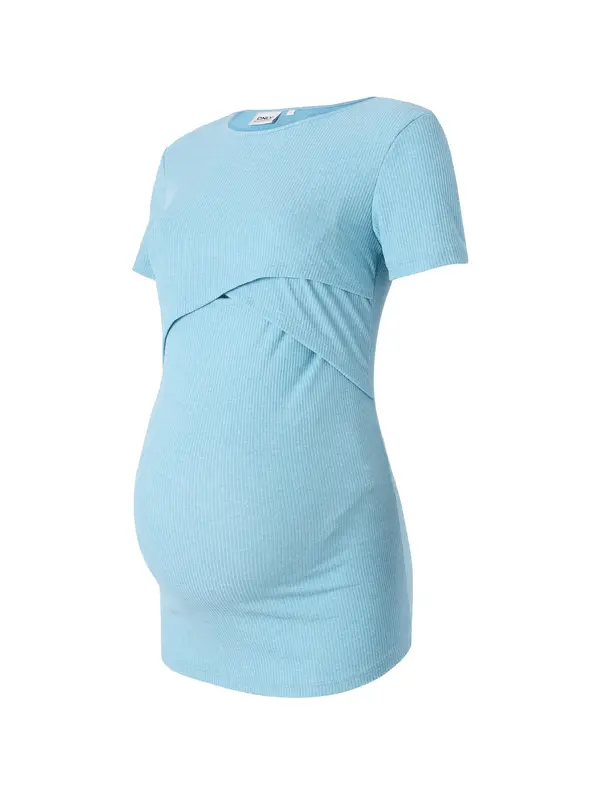 Only Maternity Only Maternity Majica 'OLMEMMA DUA'  svetlo modra