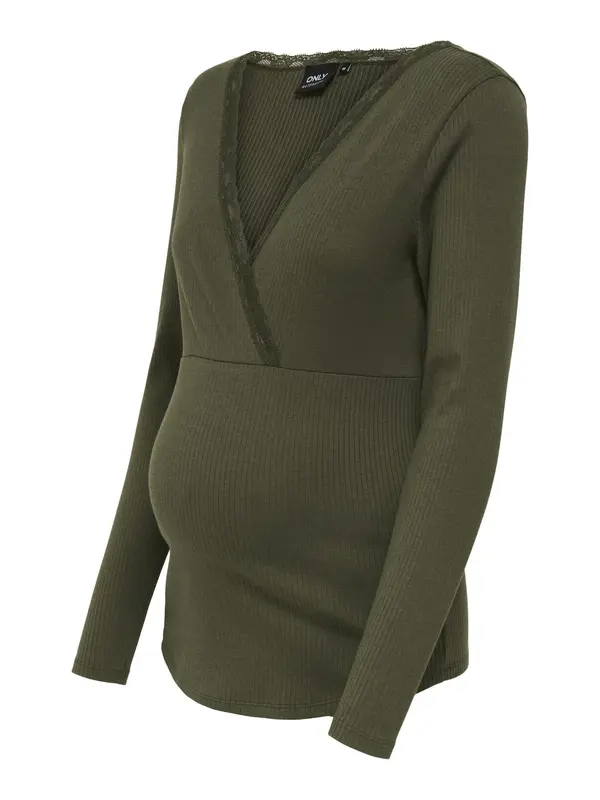 Only Maternity Only Maternity Majica 'OLMIpass'  oliva