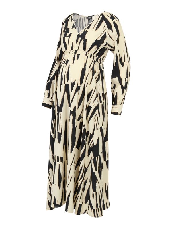 Only Maternity Only Maternity Obleka 'OLMMILA'  bež / črna