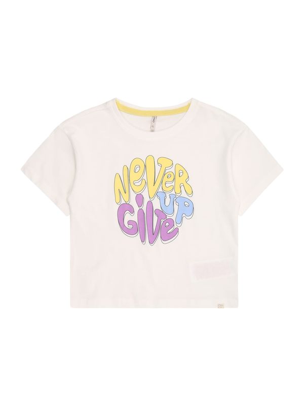 Only Mini Only Mini Majica  rumena / lila / bela