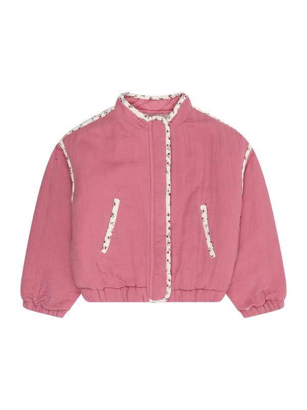 Only Mini Only Mini Prehodna jakna 'KMGTHYRA'  pitaja / temno rdeča / bela