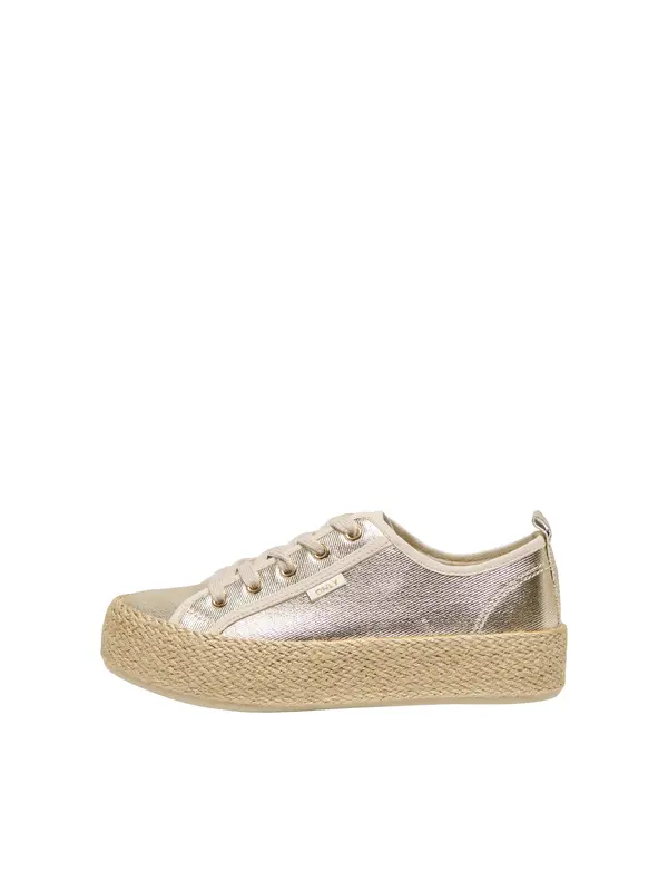 ONLY ONLY Nizke superge 'ONLIDA-1'  bež / zlata