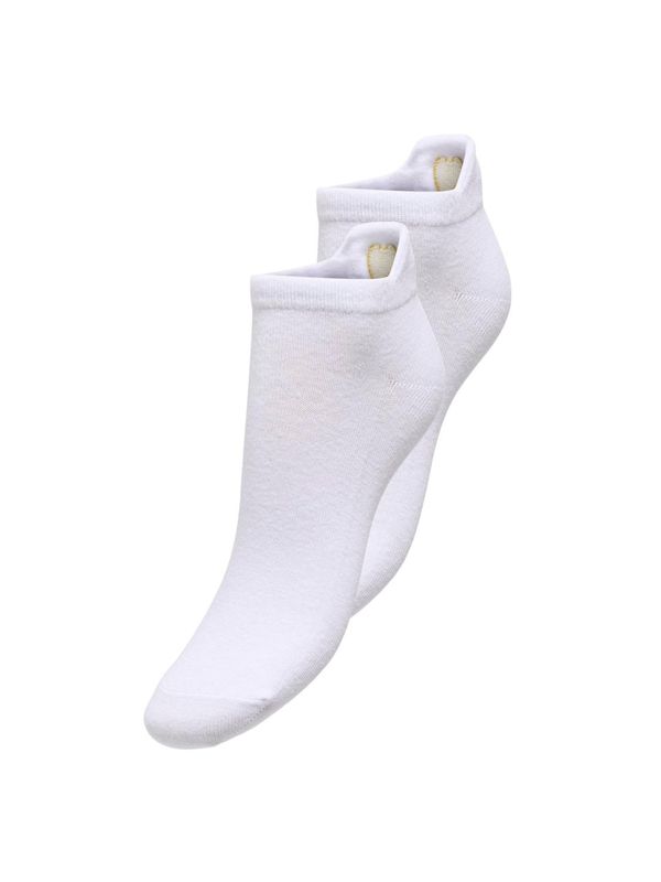 ONLY ONLY Nogavice 'ONLEA HEART'  rumena / bela