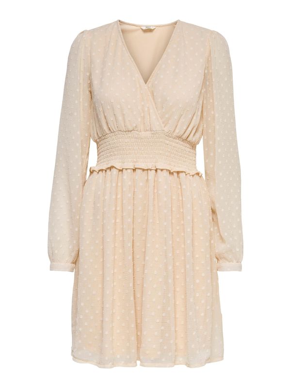 ONLY ONLY Obleka 'Ella'  rosé / off-bela